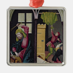 The Altarpiece of St. Nicholas Metal Ornament