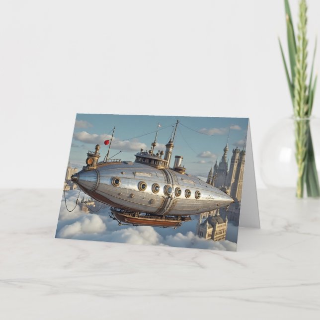 The Aluminum Airship Father's Day Holiday Card (Front)
