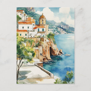 The Amalfi Coast, Italy Postcard