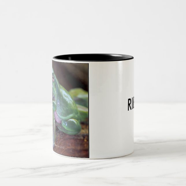 The Amazing Dumpy Frog Two-Tone Coffee Mug (Center)