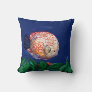 The amazing fish throw pillow