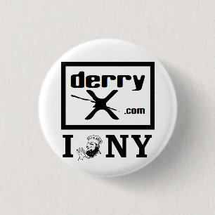 The amazing I derryX NY button