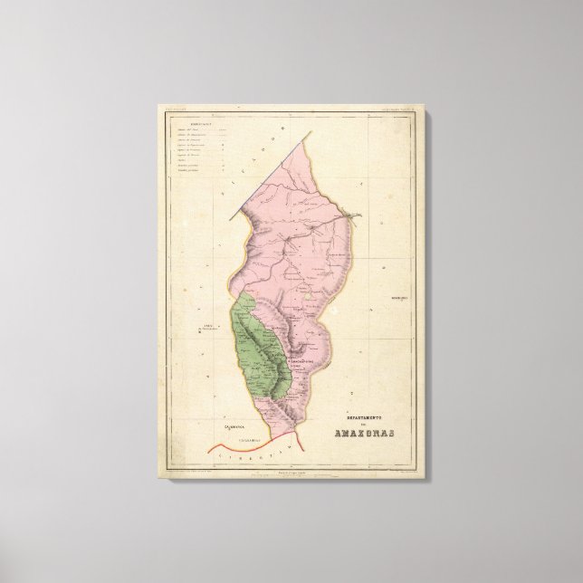 The Amazons Canvas Print (Front)