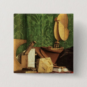 The Ambassadors, 1533 2 Inch Square Button