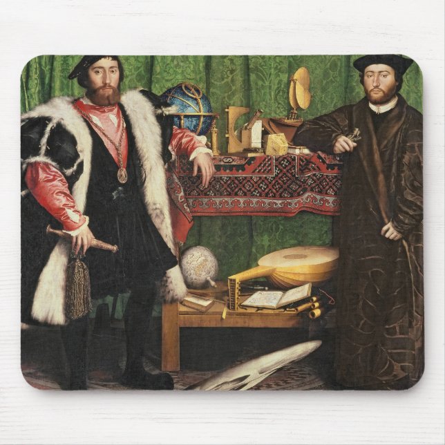 The Ambassadors, 1533 Mouse Pad (Front)
