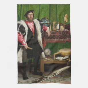 The Ambassadors, Holbein the Younger Kitchen Towel