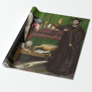 The Ambassadors, Holbein the Younger Wrapping Paper