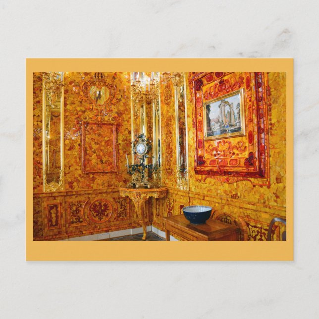 The Amber Room, Catherine Palace, Russia Postcard (Front)