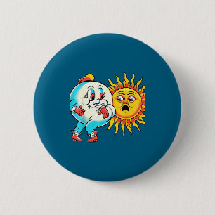 The America Solar Eclipse 4 08 2 Inch Round Button