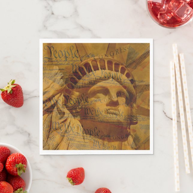 The American Constitution Napkin (Insitu)