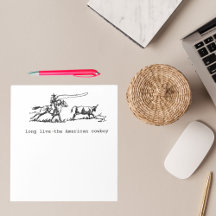 The American Cowboy Notepad
