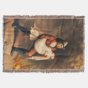 The American Firefighter Style 3 Throw Blanket