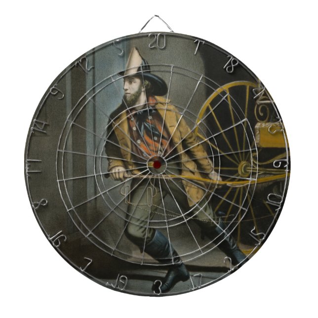 The American Fireman: Always Ready Dartboard (Front)