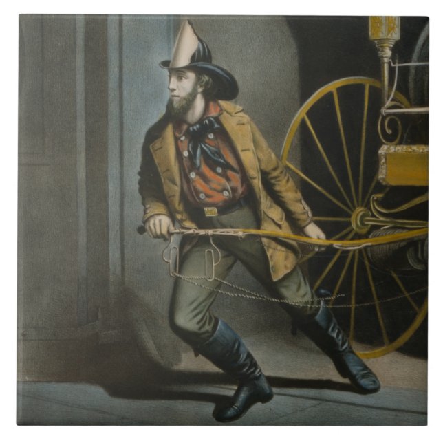 The American Fireman: Always Ready Tile (Front)