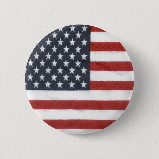 The American Flag 2 Inch Round Button (Front)