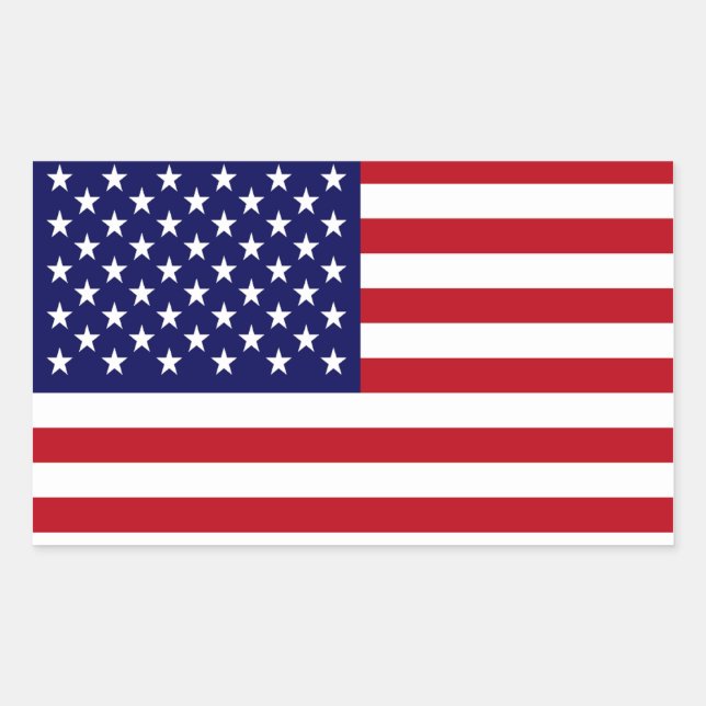 The American Flag Sticker (Front)
