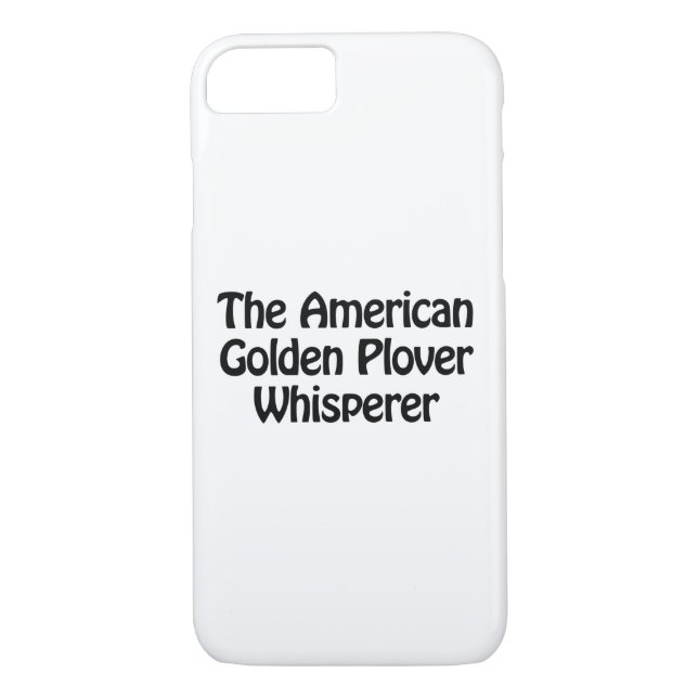 the american golden plover whisperer Case-Mate iPhone case (Back)