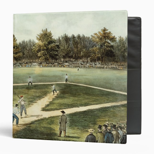 The American National Game of Baseball Binder (Front/Inside)