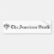 The American Oracle Logo Bumper Sticker