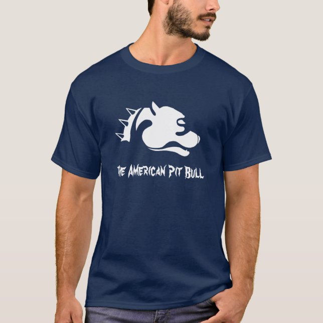 The American Pit Bull - white T-Shirt (Front)