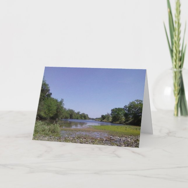 The American River Sacramento,CA Card (Front)