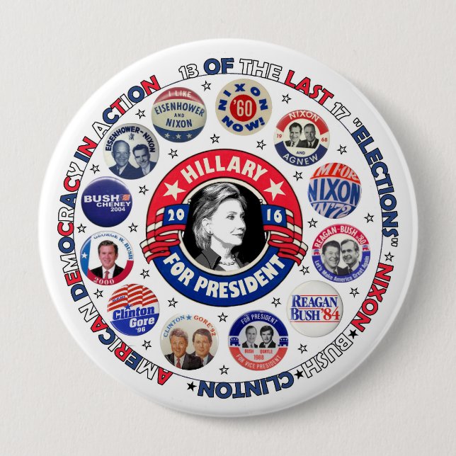 The American Ruling Class 4 Inch Round Button (Front)