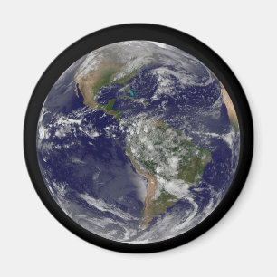 The Americas On Earth Day. Magnet