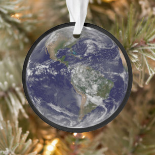 The Americas On Earth Day. Ornament