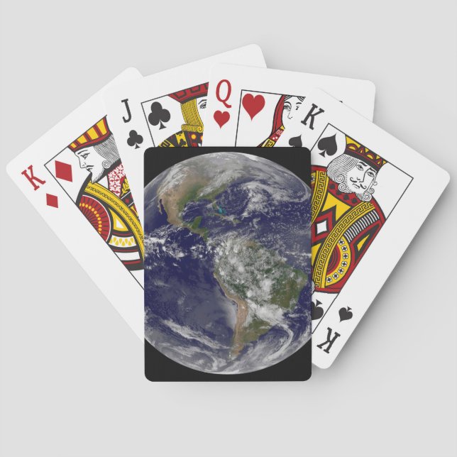 The Americas On Earth Day. Playing Cards (Back)