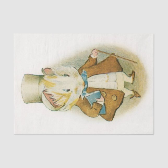“The Amiable Guinea Pig” by Beatrix Potter Tissue Paper (Front)