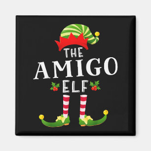 The Amigo Elf Christmas Matching Pajama  Magnet