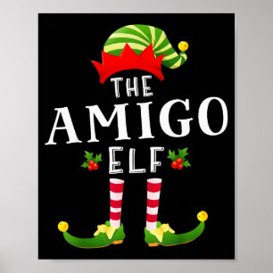 The Amigo Elf Christmas Matching Pajama Poster