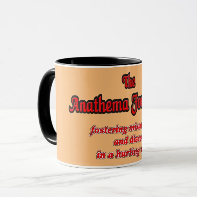 The Anathema Foundation Mug (Front Left)