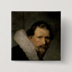 The Anatomy Lesson of Dr. Nicolaes Tulp, 1632 2 Inch Square Button