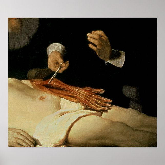 The Anatomy Lesson of Dr. Nicolaes Tulp, 1632 Poster (Front)