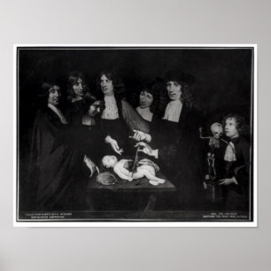 The Anatomy Lesson of Professor Frederik Poster