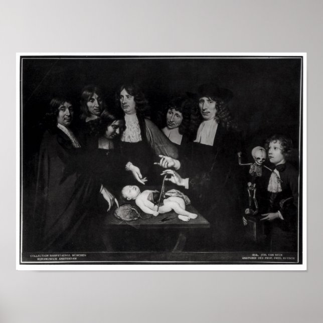 The Anatomy Lesson of Professor Frederik Poster (Front)