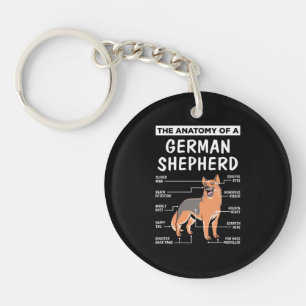 The Anatomy Of A German Shepherd Keychain