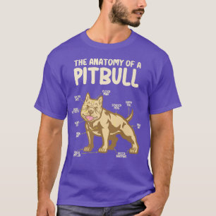 The Anatomy of A Pitbull Dog Lover, Funny Dog Owne T-Shirt