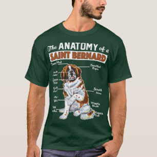 The Anatomy of a Saint Bernard - Funny shirt 