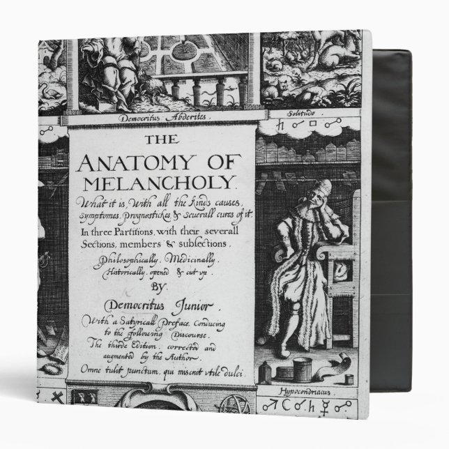 The Anatomy of Melancholy Binder (Front/Inside)