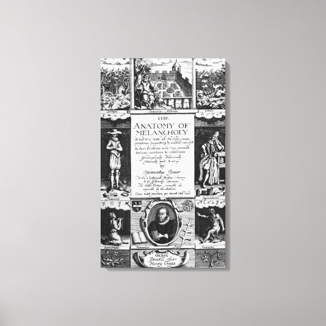 The Anatomy of Melancholy Canvas Print (Front)