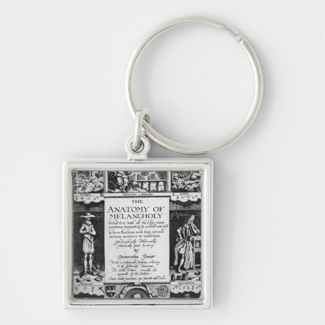 The Anatomy of Melancholy Keychain (Front)