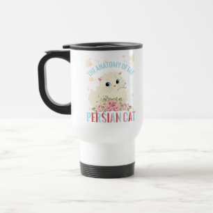 The Anatomy Of The Persian Cat Travel Mug