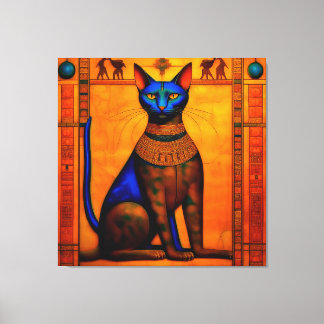 The Ancient Egyptian Cat Bastet Canvas Print