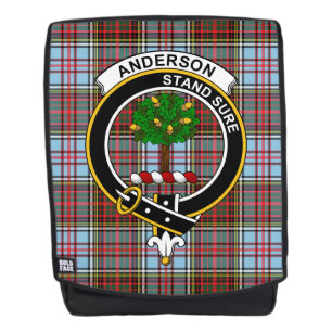 The Anderson Ancient Clan Crest Tartan Plaid Backpack