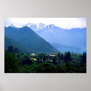 The Andes Mountains in Chile Poster