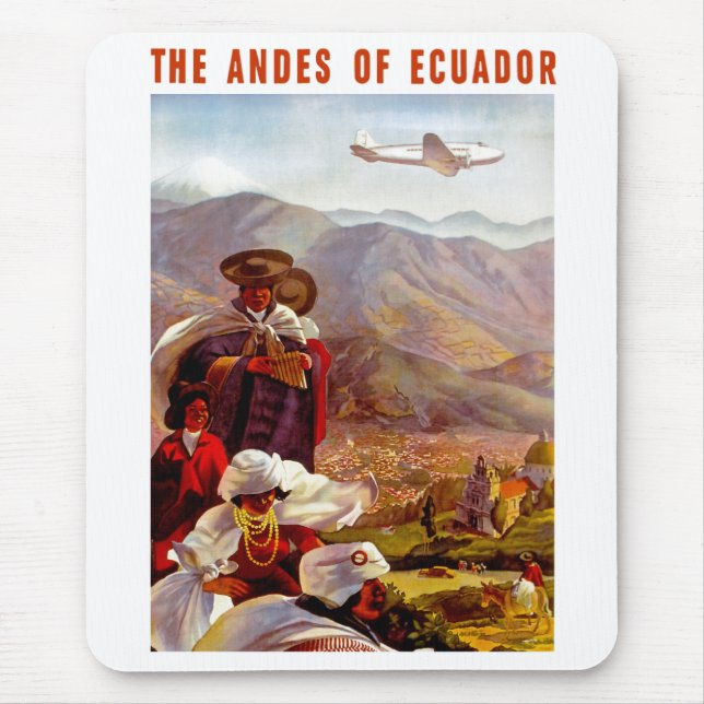 The Andes of Ecuador Mouse Pad (Front)