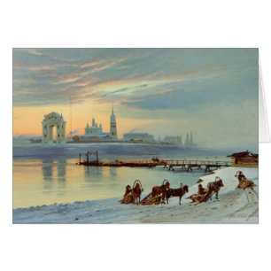 The Angara Embankment in Irkutsk, 1886
