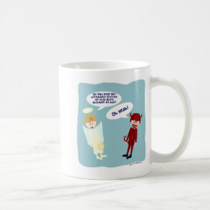 The Angel and Devil on my Shoulder Coffee Mug